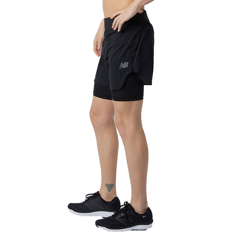 New Balance Q Speed Fuel 2 in 1 5" Short