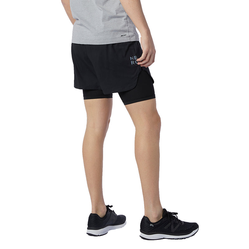New Balance Q Speed Fuel 2 in 1 5" Short