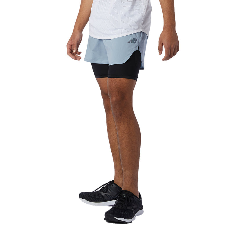 New Balance Q Speed Fuel 2 in 1 5" Short