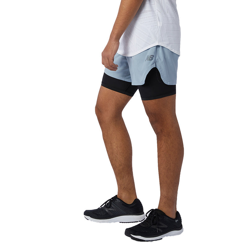 New Balance Q Speed Fuel 2 in 1 5" Short