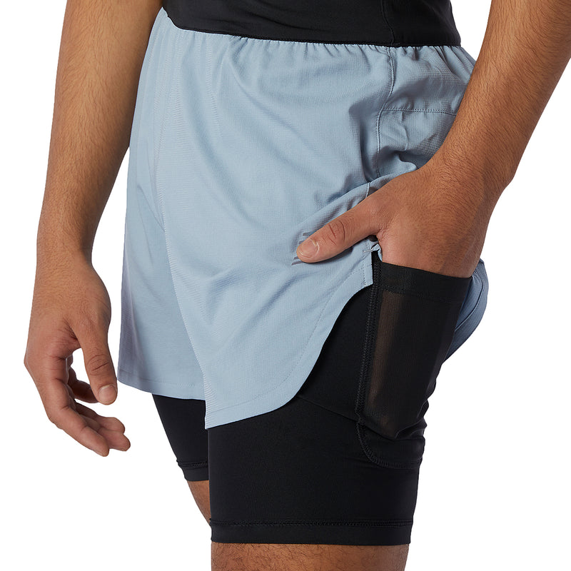 New Balance Q Speed Fuel 2 in 1 5" Short