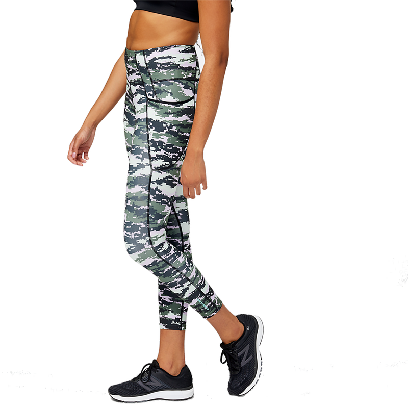 New Balance Shape Shield 7/8 High Rise Printed Pocket Tight