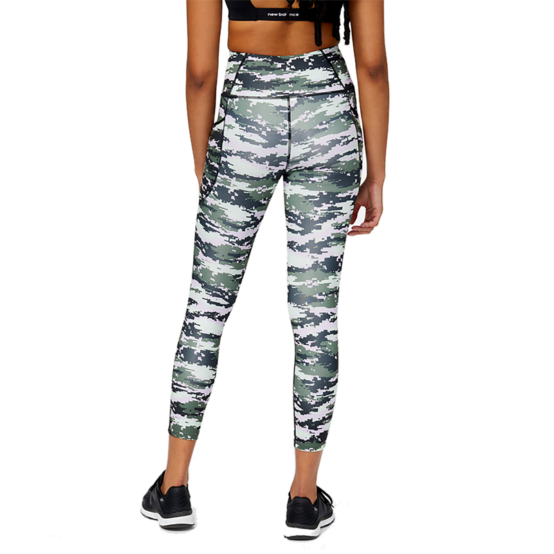 New Balance Shape Shield 7/8 High Rise Printed Pocket Tight