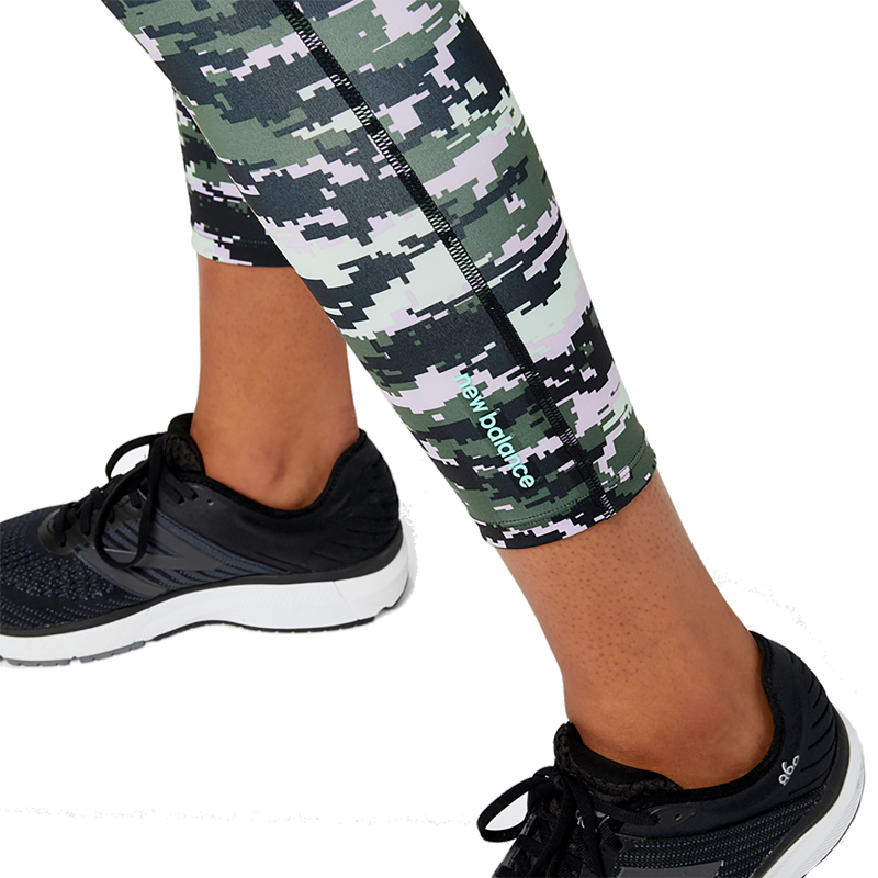 New Balance Shape Shield 7/8 High Rise Printed Pocket Tight