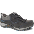 Quarter turn Women's Dansko Footwear style name Paisley Waterproof in color Grey. Sku: 4350941005