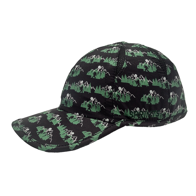 Sprints Race Day Hat Green Silver Unisex