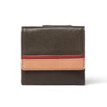 Quarter turn view Women's Osgoode Marley Hand Bag style name Ultra Mini Wallet in color Olive. Sku: 1402-OLI