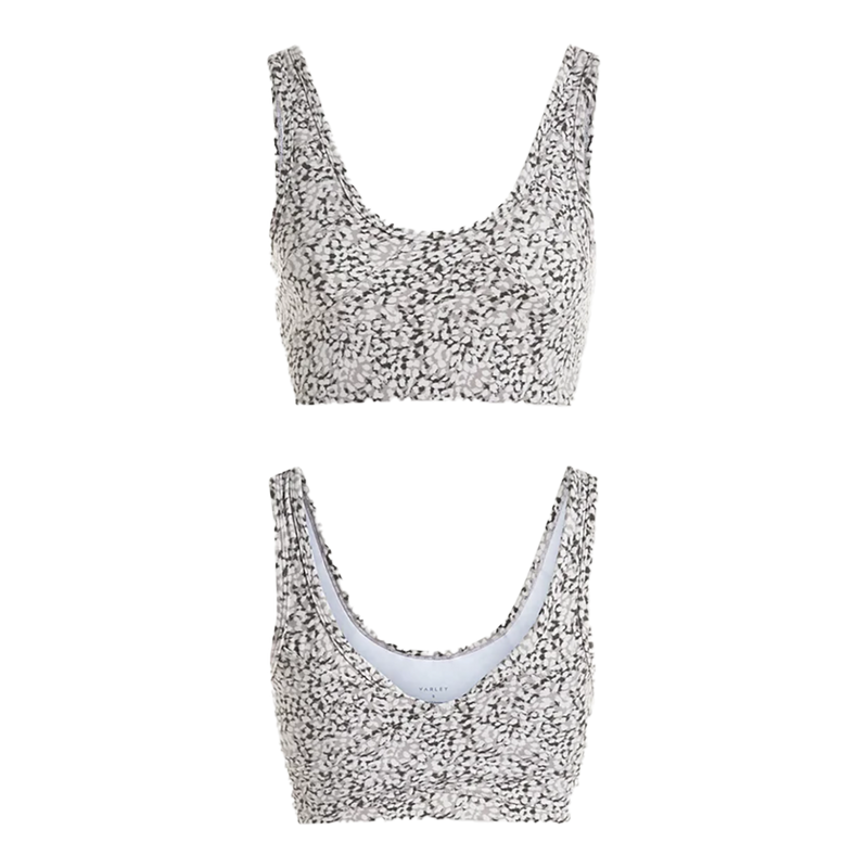 Varley Let's Move Kellam Bra White Grey womens