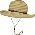 Quarter turn Women's Sunday Hats style name Vineyard Hat in color Brown Rice. Sku: S2C12268BROWN