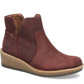 Women's Born Viv in Dark Red. Sku: BR0062244